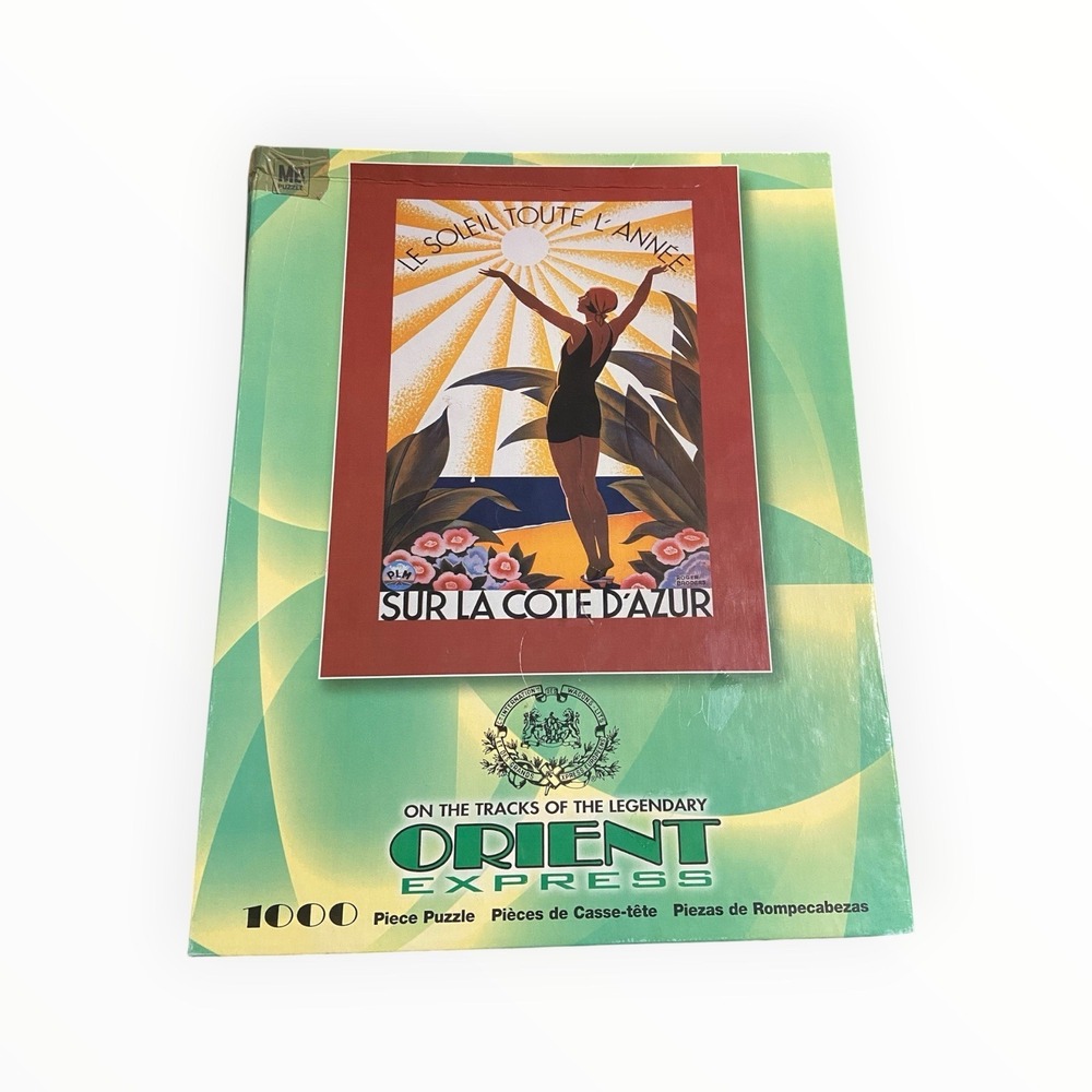 Orient Express COTE D'AZUR French Riviera Broders Travel Poster 1000 Pc Puzzle